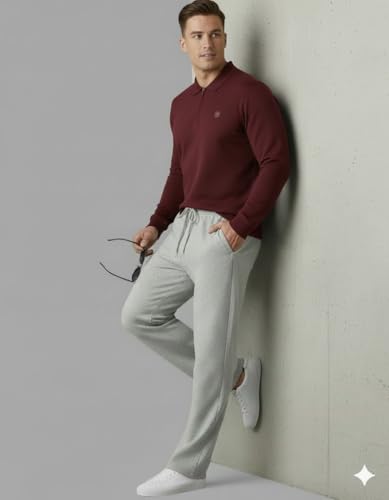 Image of Volex Men Full Sleeve T-Shirt and Jogger Set|Track Suit for Men | Sports Wear Gym Running Jogging Walking Workout Outfit | Full Sleeve T Shirt with Jogger Track Pant Lower