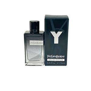 Yves Saint Laurent YSL Y Men Perfume Parfum MINI EDP splash on SMALL TRAVEL SIZE 7.5 ml / 0.25 Fl oz – 0624
