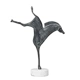 Craft: semi-manuel. SSMDYLYM Nouveau Nouvel Nouvel Nouvel Nouveau Chel Chino-Fonte Cheval Cheval Lucky Cheval Chambre Décoration Décoration Bogu Étagère Bibliothèque Décoration d\'entrée