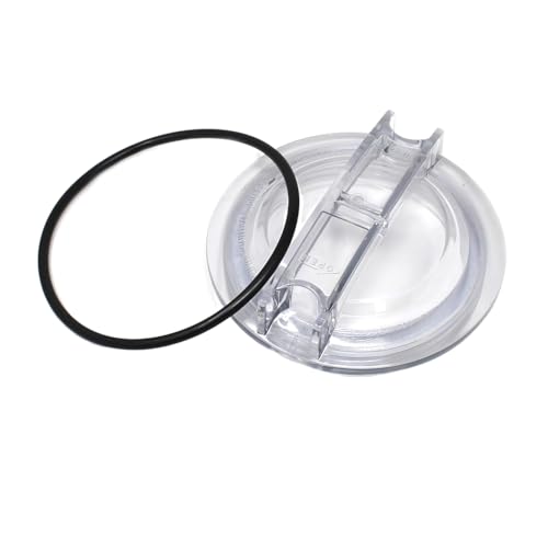 tooloflife SPX3100D - Tapa de bomba de piscina con junta tórica, cubierta de filtro de repuesto transparente para piscina y spa, compatible con Hayward Super II SP3000 SP3000X 250CF C500CF