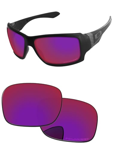 Image of Replacement Lenses for Oakley Big Taco OO9173 62mm Sunglass - Precision Fit, UV Block & Impact Resistant