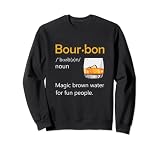 Divertida definición de bourbon con el dicho Bourbon Magic Brown Water For Fun People - Es un regalo divertido para un bebedor de Bourbon de Kentucky o Tennessee que bebe whisky real de Tennessee según el proceso del condado Lincoln