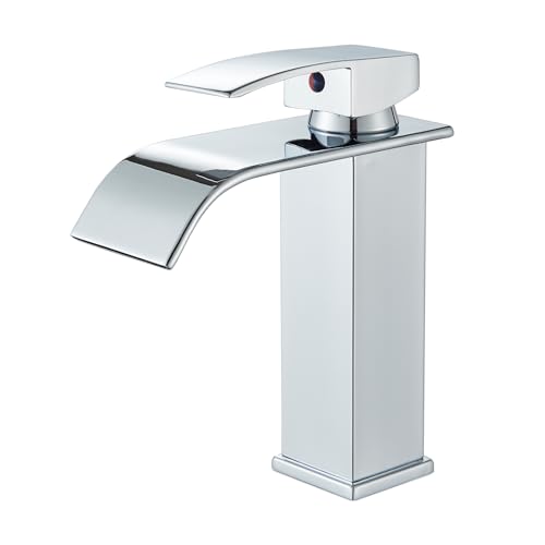 Robinet de salle de bain chromé hevenaov Robinet de...