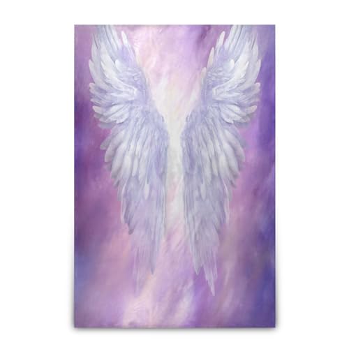 S Husky G350918949P423C458S874 Purple Angel Wings Blanket Microfiber Throw Blanket Suitable Bed Couch And Living Room 60X90 Inch S0400942 cover