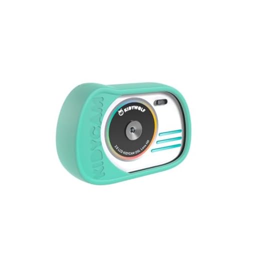 Appareil photo compact Kidywolf Kidycam Vert Bleu