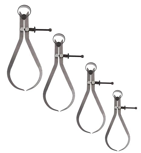 See full amazon price history chart for KALANJARI Spring Caliper 6", 8", 10" & 12" INCH – Measuring Tool Joint Calipers (PACK OF 4 OUTSIDE CALIPERS) KALANJARI Spring Caliper 6", 8", 10" & 12" INCH – Measuring Tool Joint Calipers (PACK OF 4 OUTSIDE CALIPERS) (B0D4KDXVTR) Amazon Price History, Amazon Price Tracker
