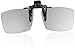 ED Cinema Clip-On 3D Glasses 4 Pack for LG 3D TVs - Adult Sized Passive Circular Polarized 3D Glasses