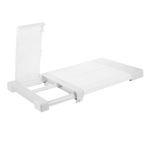 STOBAZA Adjustable Closet Rod Expandable Tension Shelf Storage Rack Wardrobe Organizer Easy Install