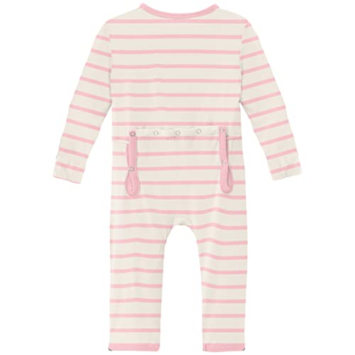 KicKee Stripes Zip Coverall, Super Soft Baby Clothes, Baby and Kid One Piece Sleepwear for Boys and Girls2