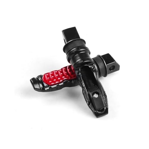 Repose-pieds de moto arrière universel avec grip antidérapant en aluminium