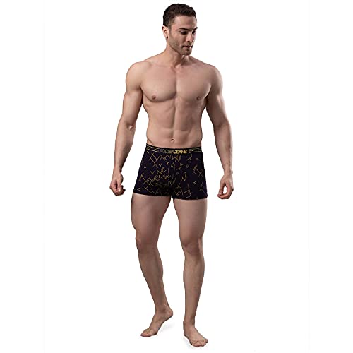 Image of Underjeans Men's Cotton Blend Regular Fit Trunk