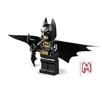 LEGO Super Heroes DC Batman Minifigure - Batman (in Black Suit with Outstretched Batcape and Bat-a-rang) 76158
