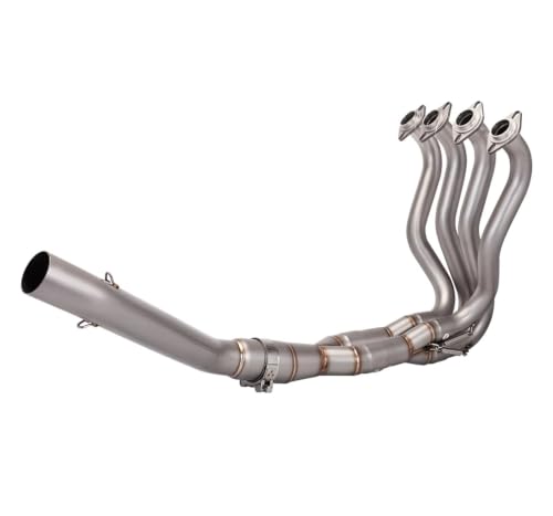 Tuyau d'échappement moto slip-on en acier inoxydable pour optimiser la ZX6R