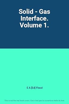 Hardcover Solid Gas Interface Volume 1 & 2 Book