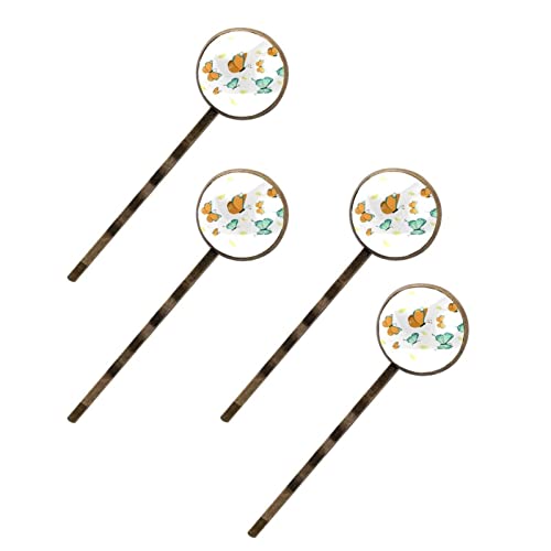 Barrettes à cheveux papillon pour femme | Lot de 4 pinces élégantes