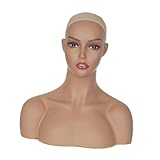 【Présentoir de perruque】 : la tête de mannequin avec épaule peut afficher votre perruque, ajoutant ainsi à la présentation globale.