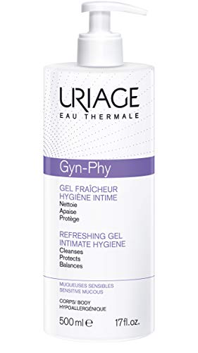 URIAGE Gyn Phy Refreshing Intimate Gel 17 fl.oz. | Feminine Wash that Gently Cleanses, Guarantees Anti-Irritation Effectiveness & Protects | Soap Free, Paraben-Free, Dermatologist Tested