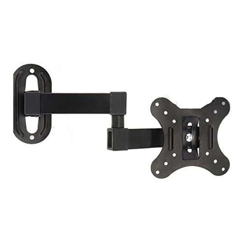 Soporte de pared para TV inclinable 15 grados con bandeja plana para 10kg