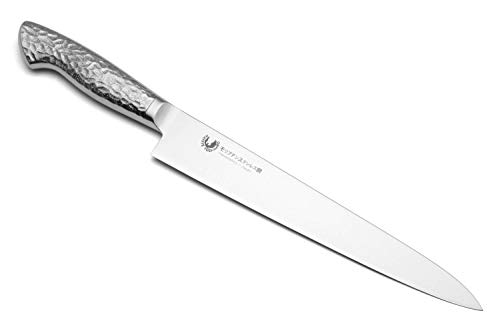 Yoshihiro VG-1 Gold Stainless Steel Gyuto Japanese Chef Knife 7″ (180mm)