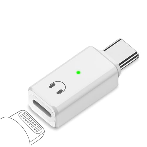 flintronic Adaptateur Lightning vers USB-C Audio, Adaptateur USB-C vers Lightning, Audio Adaptateur pour iPhone 16 15 Pro Max Plus, iPad Air/Pro/Mini, Samsung Galaxy S24 S23,Pixel