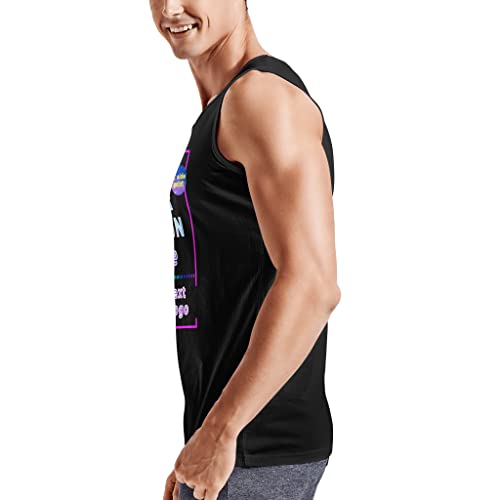 Custom Mens Tank Top Personalized Men Tops Sleeveless Design Your Own Picture Photo Text for Gym Running 6