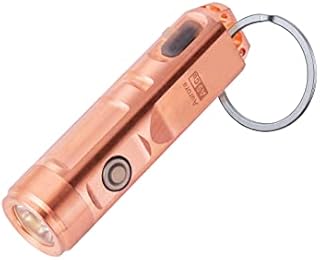 RovyVon A9 Copper Mini Torch 650 High Lumens, USB Rechargeable Flashlight, EDC Gears for Gift Torch Christmas Gift
