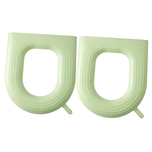 Levemolo 2pcs Thicken Toilet Seat Covers Waterproof Washable Cushion Pads for Home Use