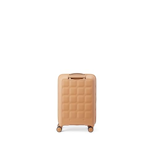Image of American Tourister Bitbloc | Cabin Trolley Bag (55.5 cm) | 34 Ltrs | 360 8 Wheel Spinner | Hard Case | Recessed TSA Lock | 3 Years Global Warranty | Summer Sand