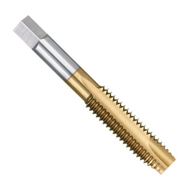 Kodiak Cutting Tools KCT233363 USA Made Tap, Metric 0.480" Shank, 1-13/16 Thread Length, 3-13/16" Overall Length, 3 Flute, Ground Threads, High Speed Steel, Standard Hand Threading, M16 x 2.0 Size