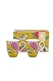 0,35 l Pip Studio 2er Tassen-Set Blushing Birds  Yellow - 350 ml