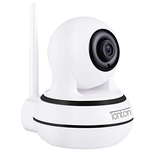 1080P Full HD Wireless WiFi Security IP Camera,Tonton Pan Tilt Zoom Home Video Monitor with 2-Way Audio,Smart Motion Detection and Clear Night Vision