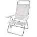AKTIVE - Silla Pleg Alu 5 Pos 63 x 57 x 99 cm C/Asa-Textileno, Color Ibiza X1
