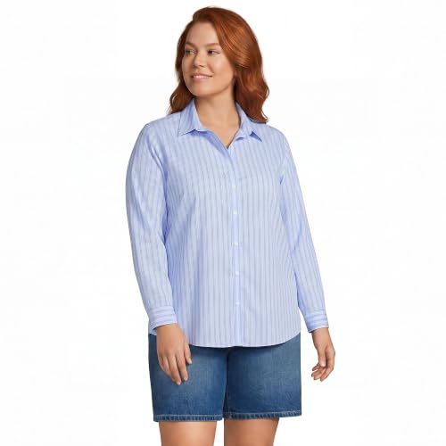 Image of Lands' End Women's Pinwale Cord Long Sleeve Shirt