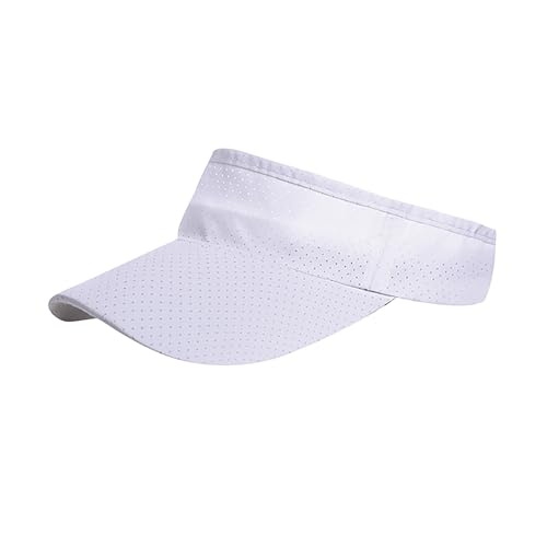 Image of 5 Pack Cooling Quick Dry Sun Visors, Unisex Empty Top Breathable Sun Protection Mesh Hats for Outdoor Activities