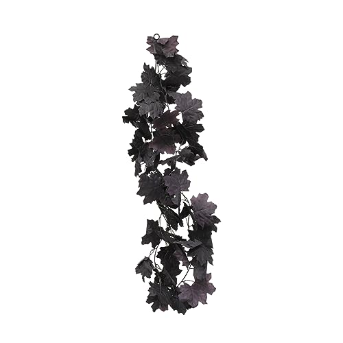 Guirnalda hoja de arce artificial para solucionar la decoración rústica de Acción de Gracias 2