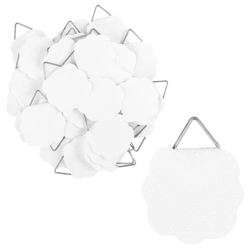 Ideen mit Herz Bildaufhänger mit Dreieck-Öse | Zum Kleben | 2,9 cm x 3 cm...