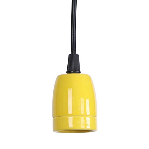 Lustre céramique E27 au design artisanal créateur pour salon et bureau