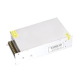 Aramox Alimentatore a Commutazione di Tensione Costante Alimentatore in Lega di Alluminio 24V 50A 1200W con Basso e per Strisce LED Stampanti 3D CCTV