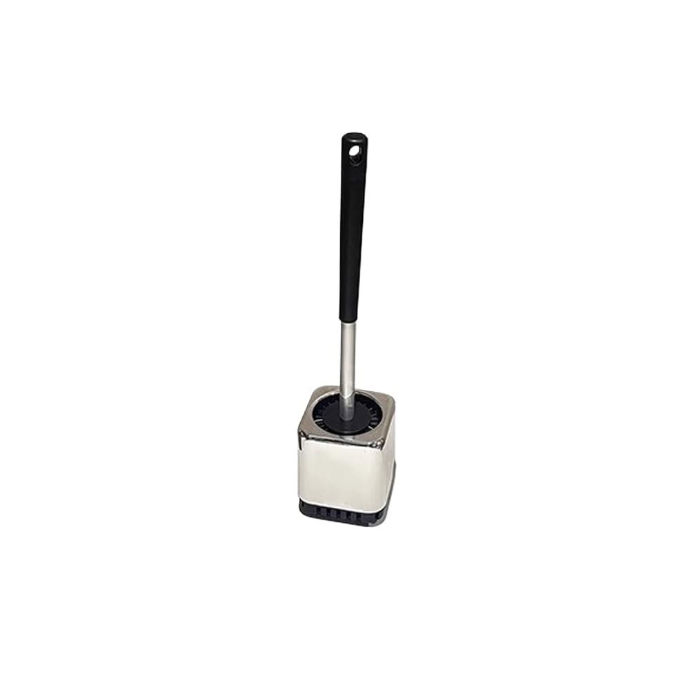 Scrubber Toolet Thermoplastic Rubber Rounded Brush Head Toilet Brushes Aluminium Brushs Handle Bathroom Deep Clean