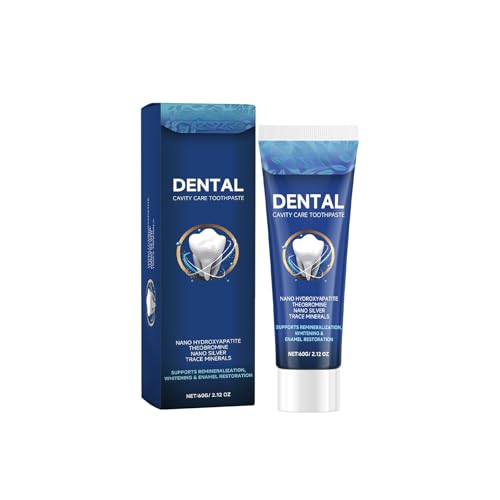 Dentifricio all'idrossiapatite - Cura dello smalto, sbiancamento dei denti e supporto delicato for la sensibilità con teobromina(1pcs)