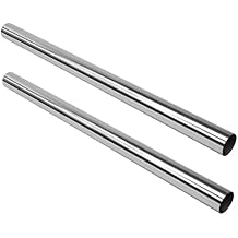 JY PERFORMANCE 3 Inch Universal Custom Exhaust Straight Pipe Stainless Steel T304 Tubing Piping | 47.3 Inch Long 3 Inch OD-2PCS