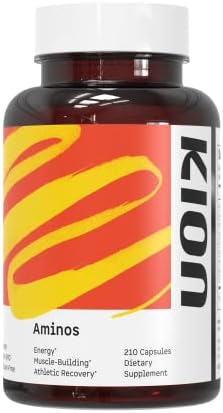 Kion Aminos Essential Amino Acids Capsules | The Building Blocks for Muscle Recovery, Reduced Cravings, Better Cognition, Immunity, and More | 30 Servings