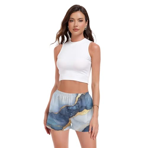 Short de pyjama pour femme taille haute léger vêtement de nuit mignon