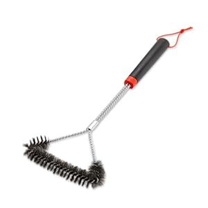 Weber 18″ Three-Sided Grill Brush