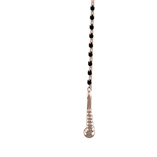 Image of DISHIS 14k (585) 14K (585) Rose Gold Designer Mangalsutra for Women
