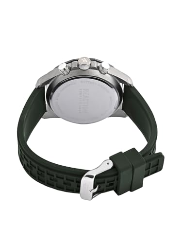 Image of Kenneth Cole Reaction Chronograph Army Green Dial Watch for Men - KRWGO0070703