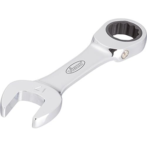 Vigor Ratschen-Ring-Maulschlüssel, kurze Ausführung V2833 ∙ Schlüsselweite: 19 ∙ Gesamtlänge: 136 mm, 1 Stück