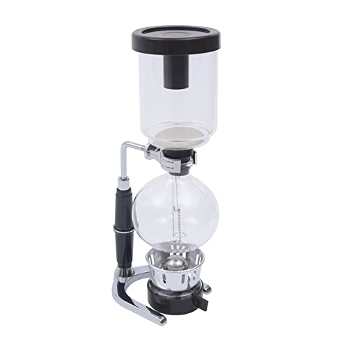 FLYHERO Siphon Coffee Maker - 5 Cup Borosilicate Glass