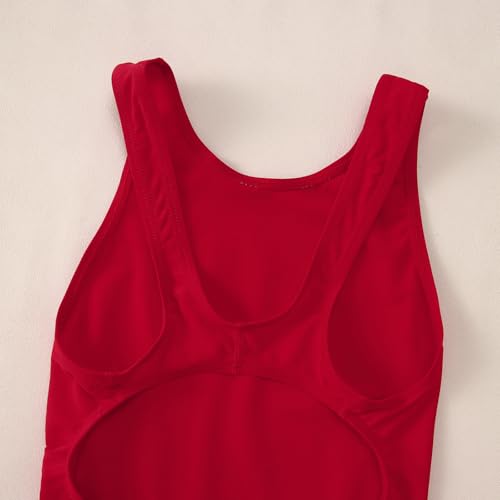 Girls' Athletic One Piece Swimsuit Kids Black Swimwear for Swim Team Practice Competition Beach Sport Bathing Suit4