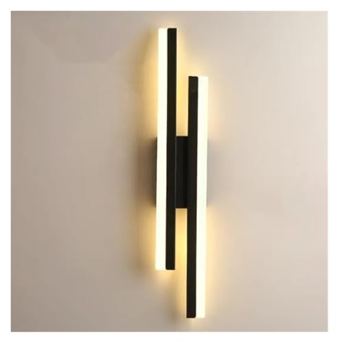 Lámpara de pared LED fina en cobre negro y pantalla acrílica satinada